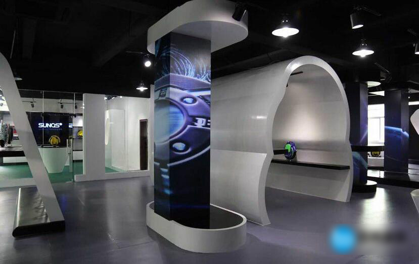 东莞企业展示厅设计SUNQS电子运动公司
