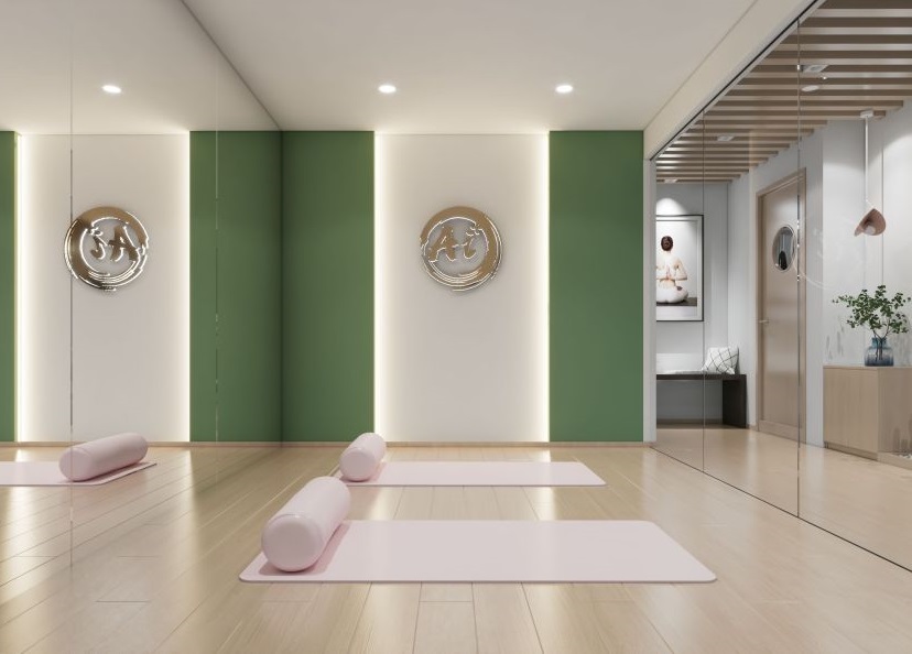 清远广州公装公司总结的6个瑜伽馆装修技巧